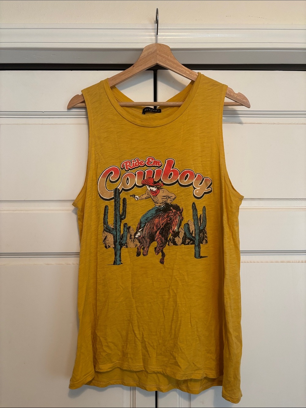 Zutter “ride em’ cowboy” - Bright Mustard tank